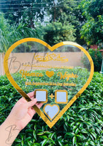 Nikah Acrylic Thumb Board With Customized Name