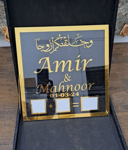 NIKAH THUMB BOARD